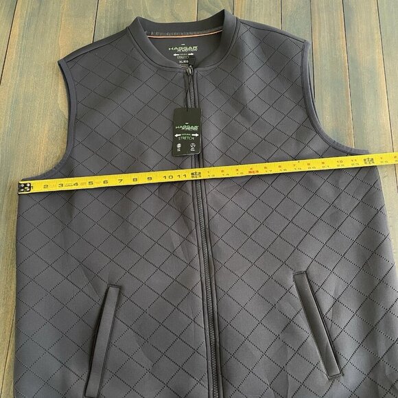 Haggar Quilted Lightweight’s Stretch Vest in Gray - Men's Size XL - NWT (S8) - Picture 2 of 6